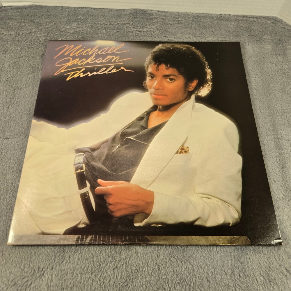 Michael Jackson Thriller Vinyl Record LP 1982 Epic QE 38112 Gatefold No Skips